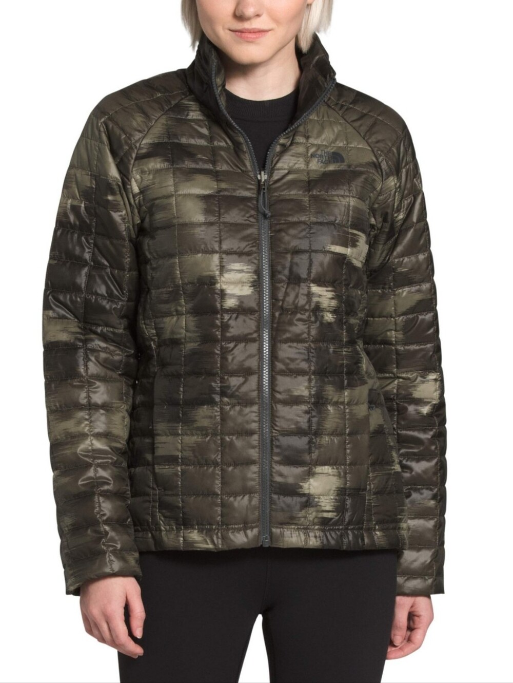 The North Face Thermoball Eco Puffer Jacket Green Vapor Ikat